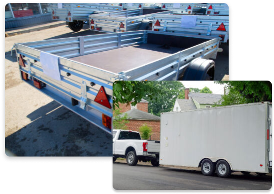 Affordable parking for trailers with long-term options and 24-hour surveillance