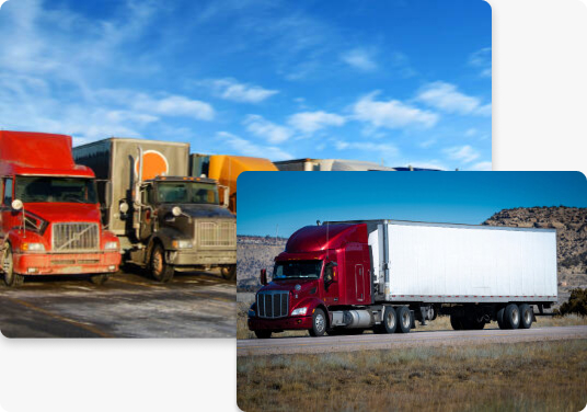 Driver parking big rig truck in spacious parking area with ample room for large vehicles.