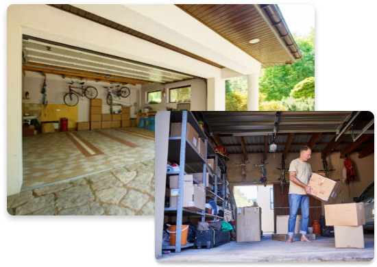 Secure rental garage space near me, available through Stackkly for convenient car storage