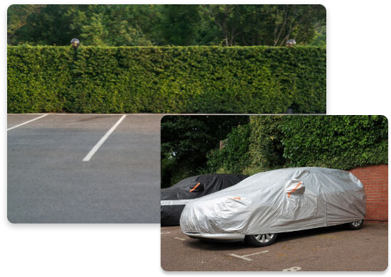 Well-lit parking space for rent near me, available now through Stackkly for convenient vehicle storage